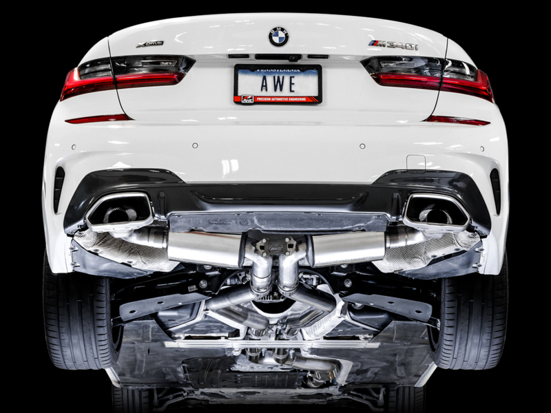 BMW 3 Series Performance Exhaust - AWE Tuning - Cat-Back Touring Edition - `19-`27